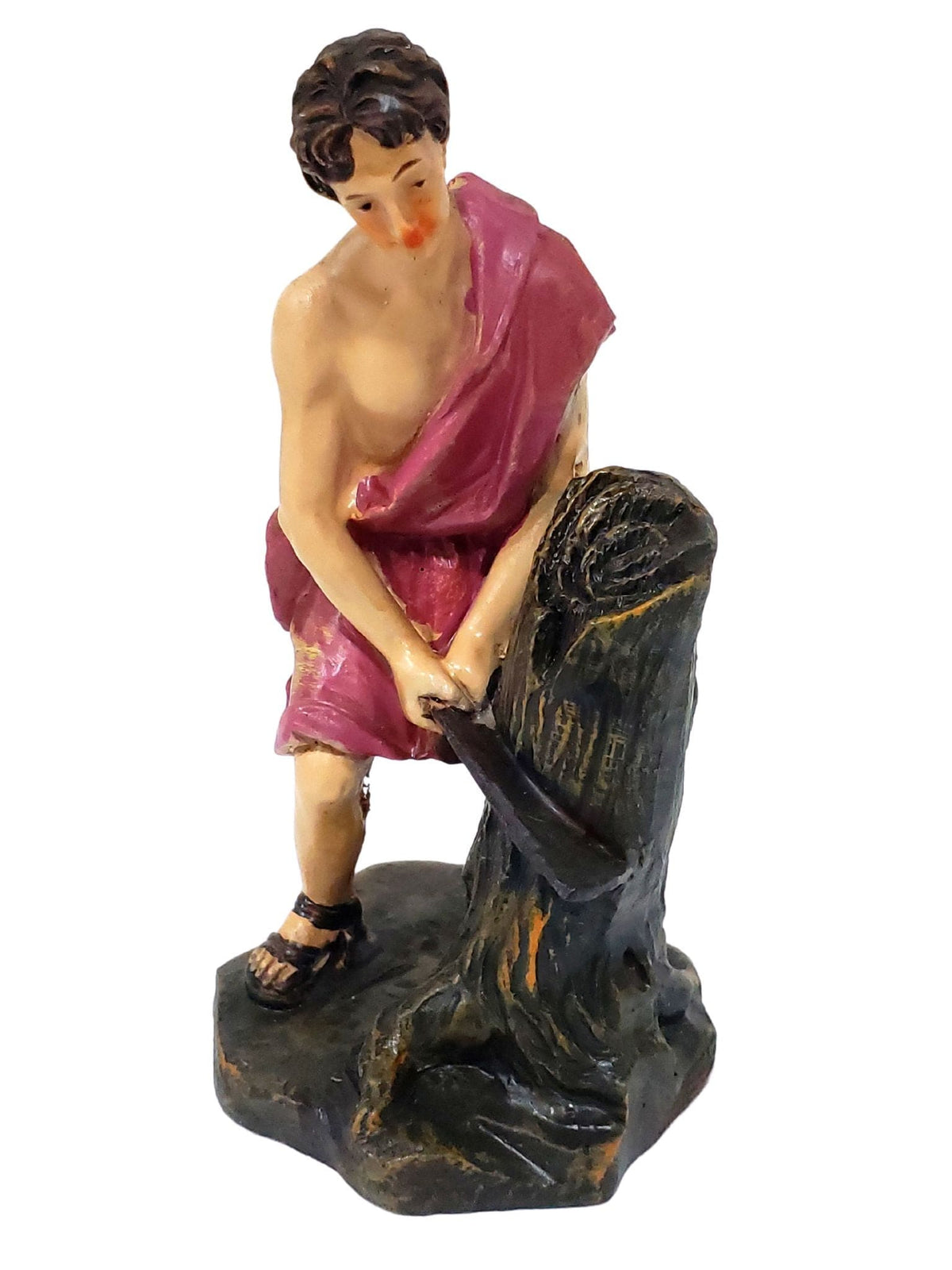 Conjunto de Lenhadores 4 Peça Avulsas-TerraCotta Arte Sacra