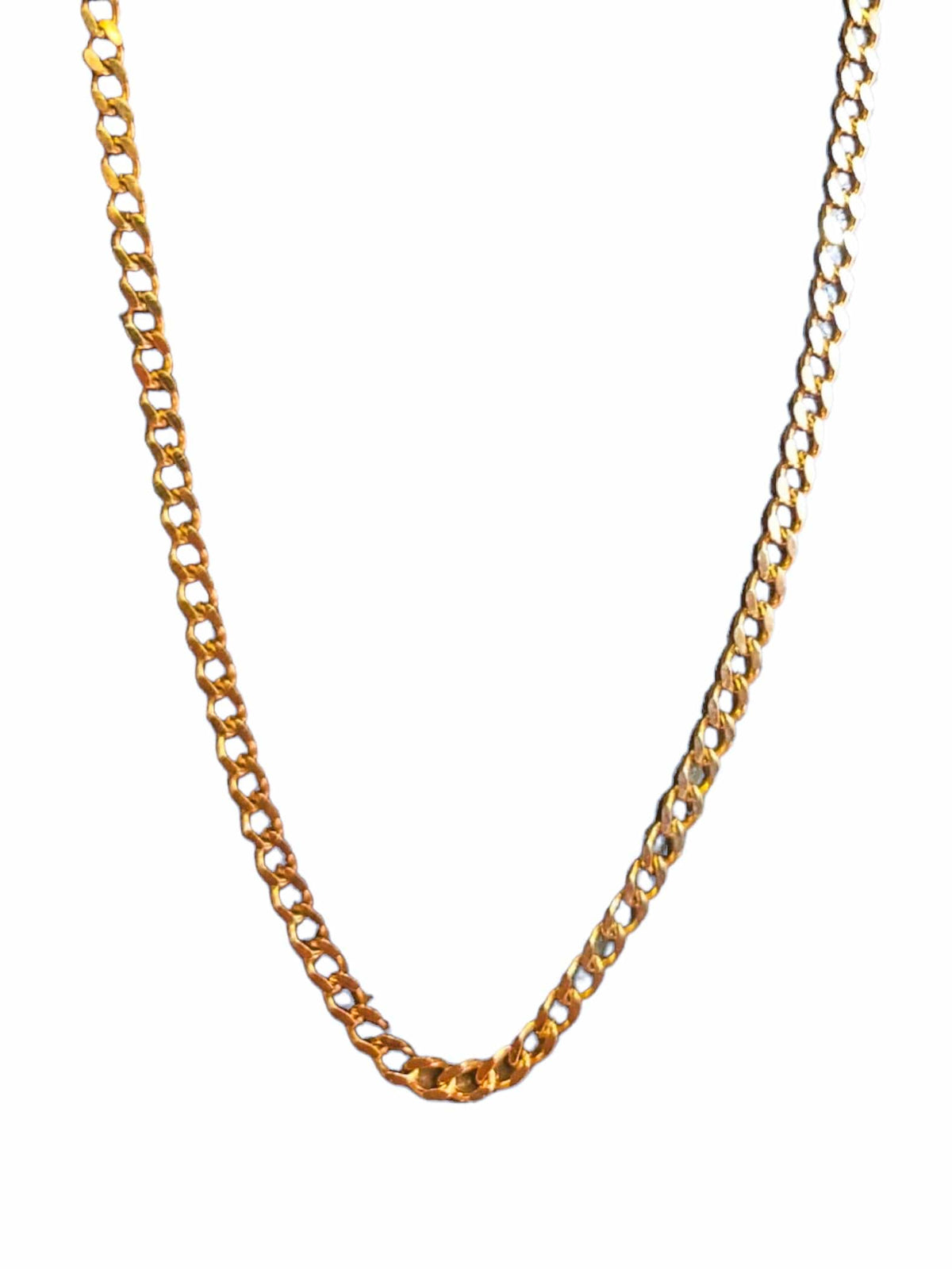 Corrente de Prata de Lei Banhada à Ouro 18 k-TerraCotta Arte Sacra