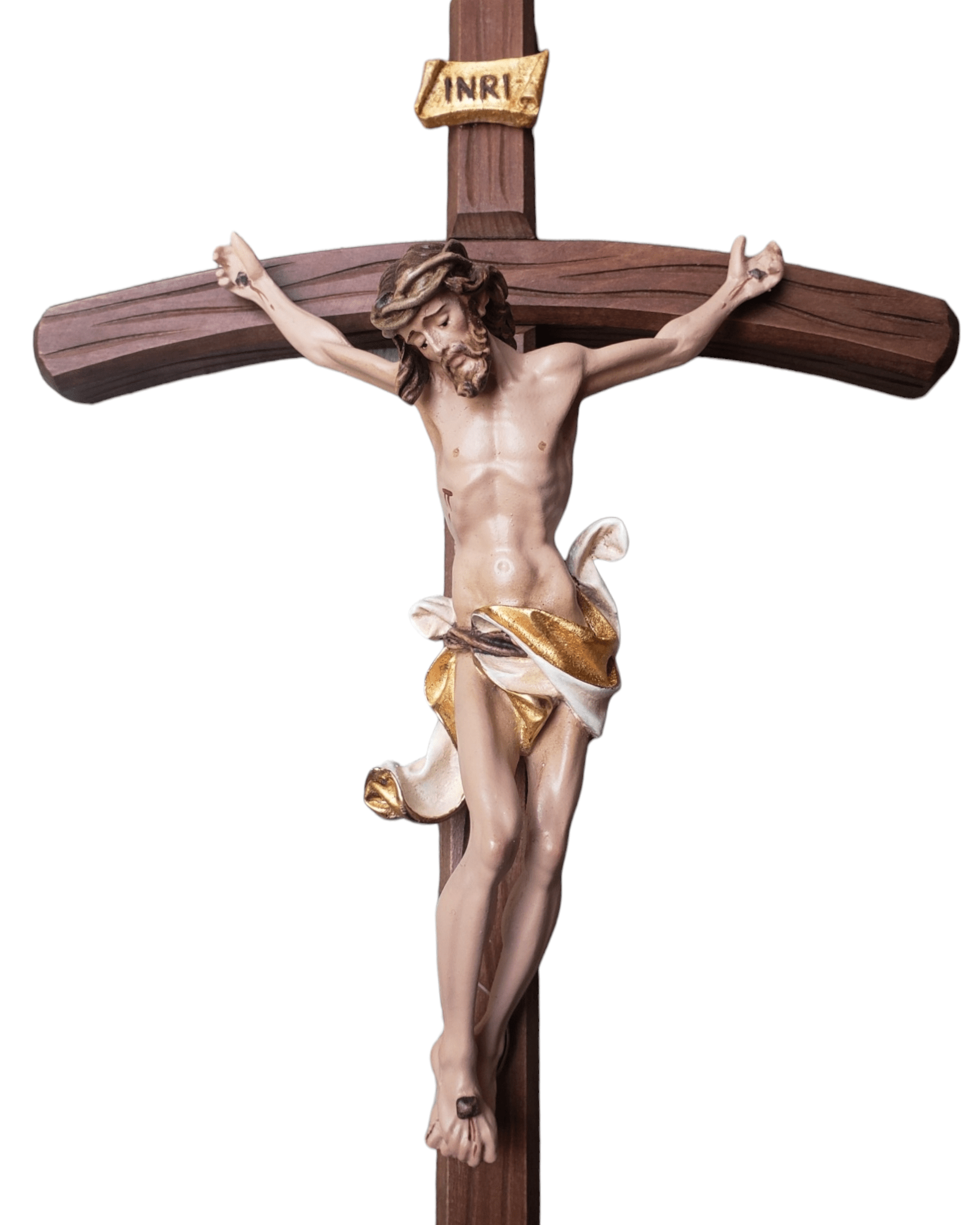 Crucifixo Italiano Vestias Branco 47 cm-TerraCotta Arte Sacra
