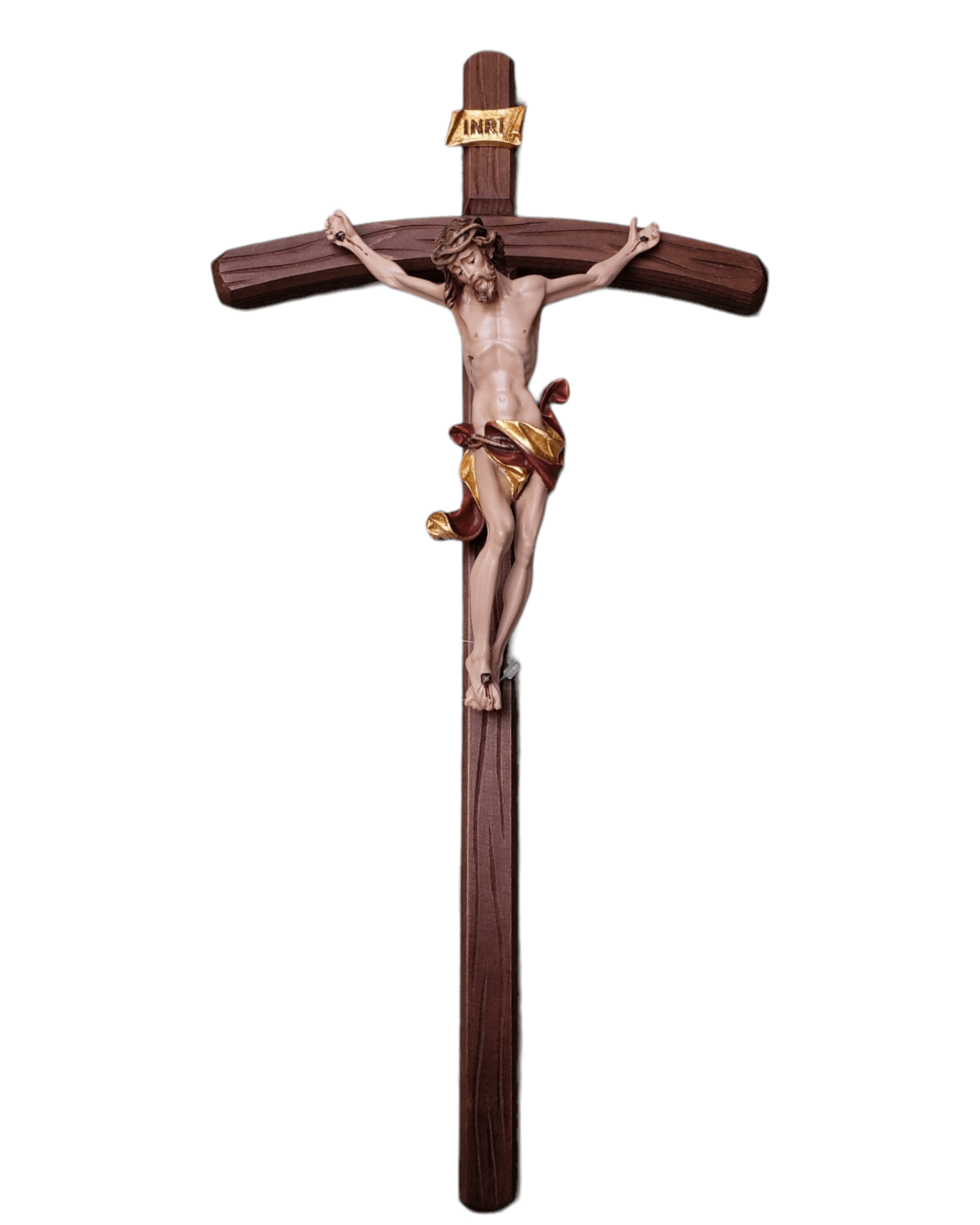 Crucifixo Italiano Vestias Vermelho 47 cm-TerraCotta Arte Sacra