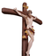 Crucifixo Italiano Vestias Vermelho 47 cm-TerraCotta Arte Sacra