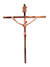 Crucifixo de Aço Galvanizado Cobre 28 cm-TerraCotta Arte Sacra