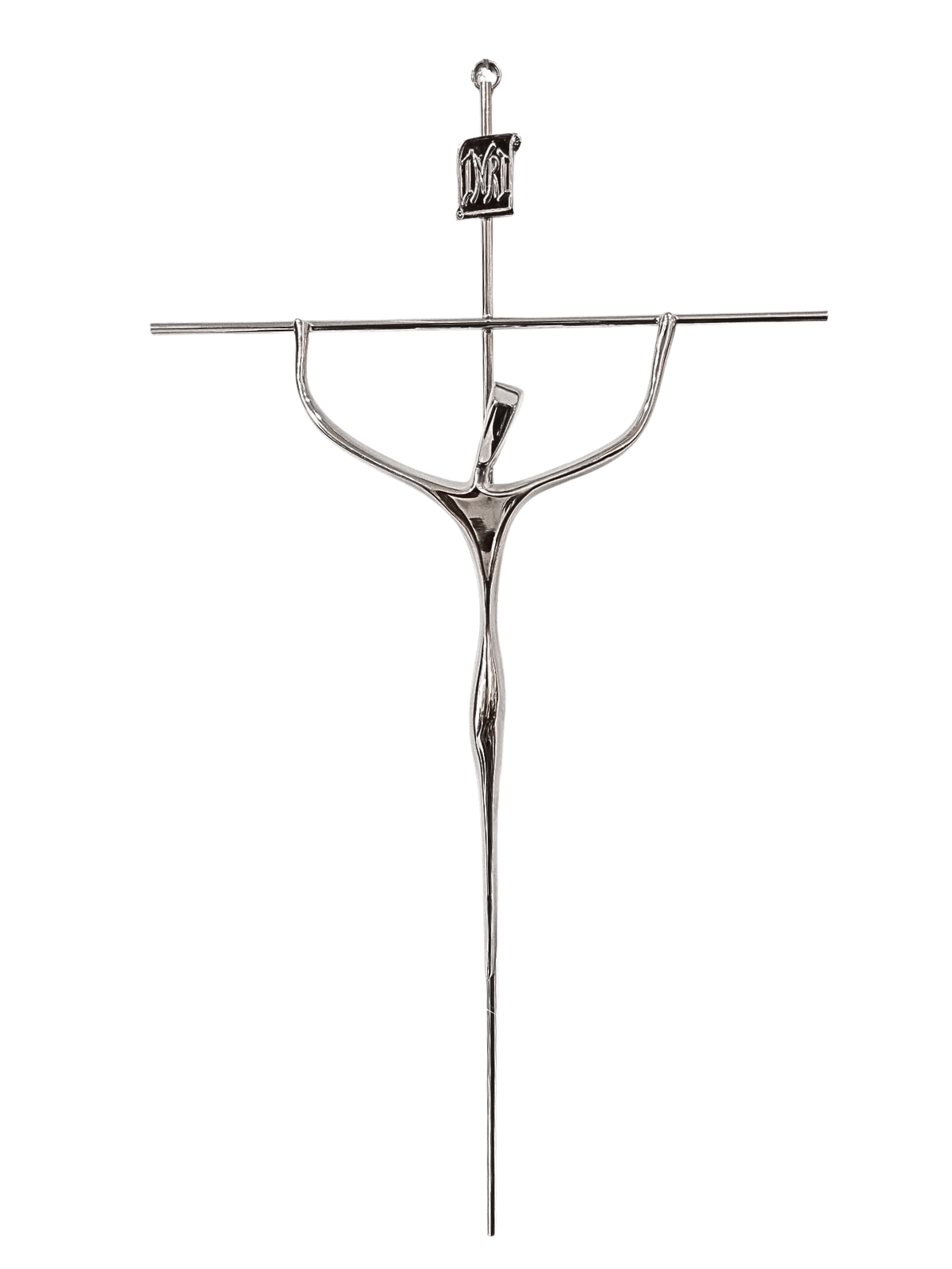 Crucifixo de Aço Galvanizado Cobre 52 cm-TerraCotta Arte Sacra