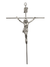 Crucifixo de Aço Galvanizado Prateado 21 cm-TerraCotta Arte Sacra