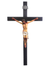 Crucifixo de Madeira com Cristo em Pó de Mármore-TerraCotta Arte Sacra