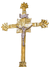 Crucifixo de Mesa Banhado à Ouro 58 cm-TerraCotta Arte Sacra