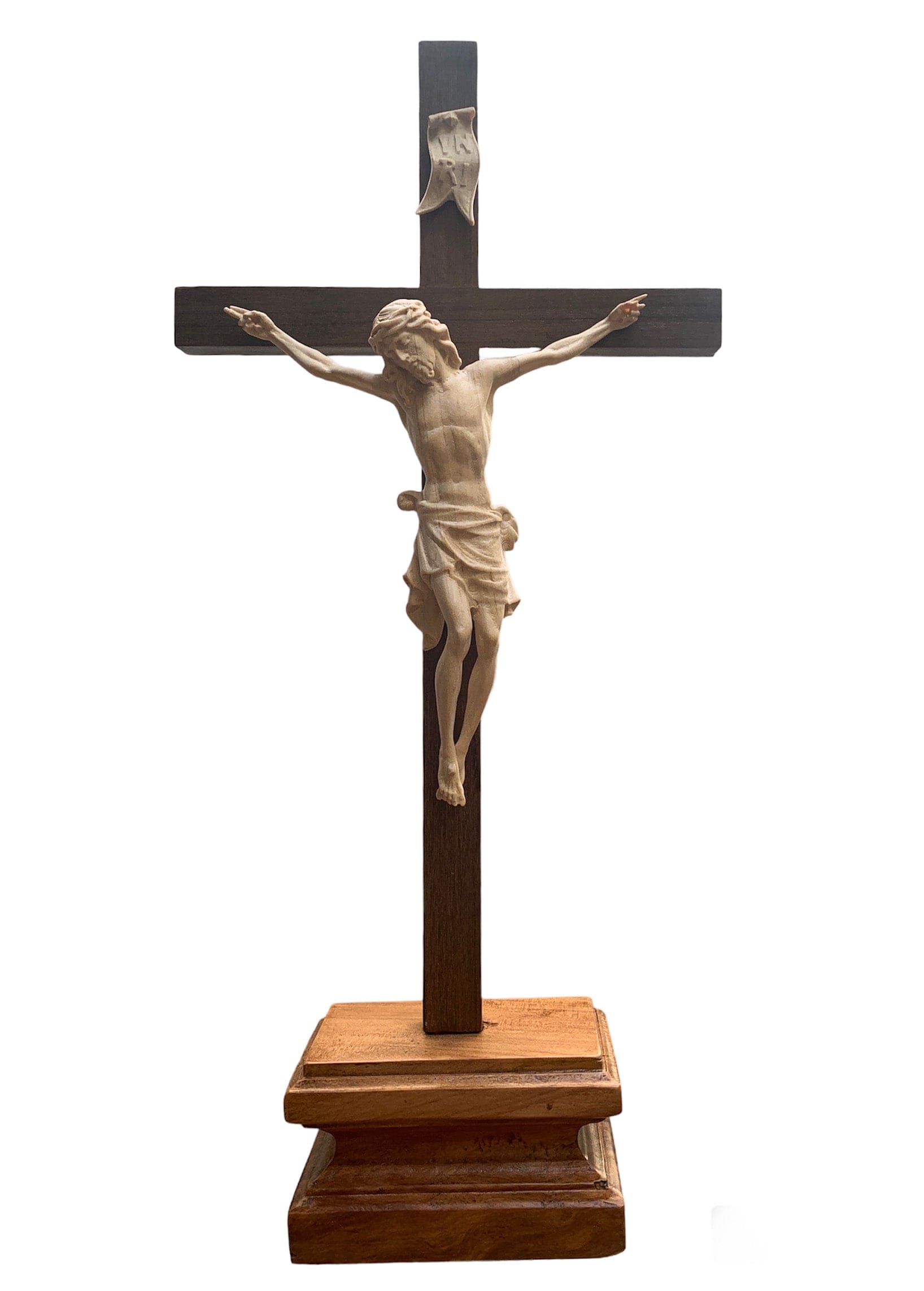 Crucifixo de Mesa em Madeira 40 cm-TerraCotta Arte Sacra
