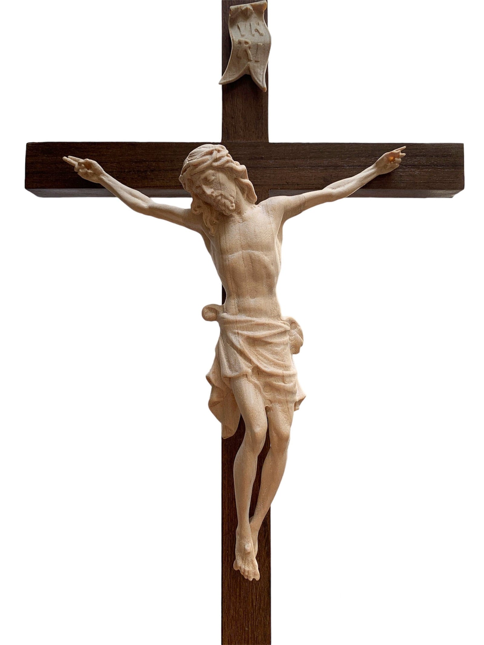 Crucifixo de Mesa em Madeira 40 cm-TerraCotta Arte Sacra