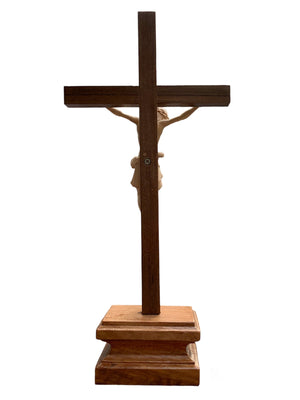 Crucifixo de Mesa em Madeira 40 cm-TerraCotta Arte Sacra