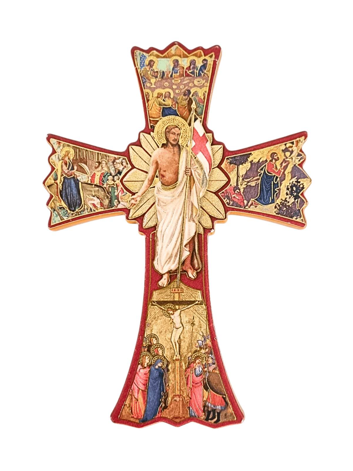 Cruz Italiana Paixão de Cristo-TerraCotta Arte Sacra