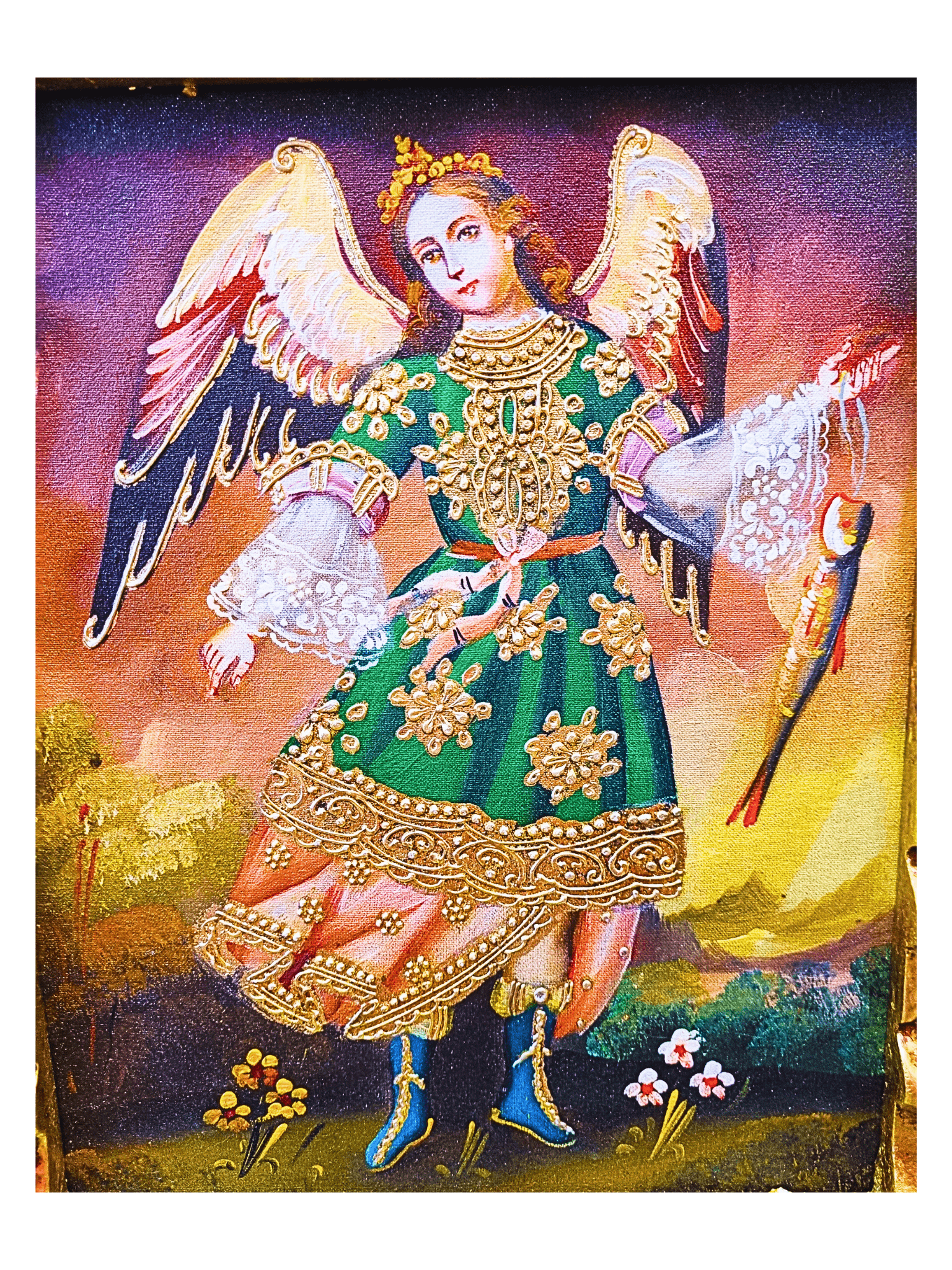 Cusquenho de São Rafael-TerraCotta Arte Sacra