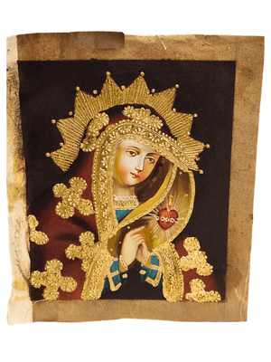 Cusquenho do Imaculado Coração de Maria-TerraCotta Arte Sacra