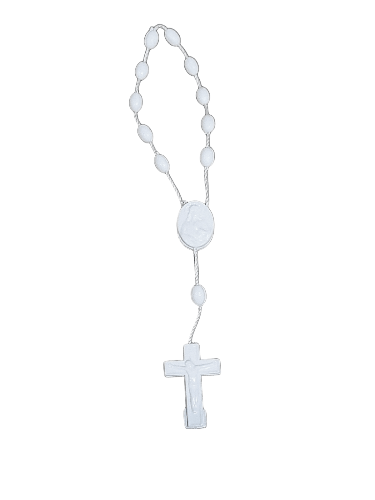 Dezena Escapulário Branca-TerraCotta Arte Sacra