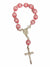 Dezena de Cristal Acrílico Rosa-TerraCotta Arte Sacra