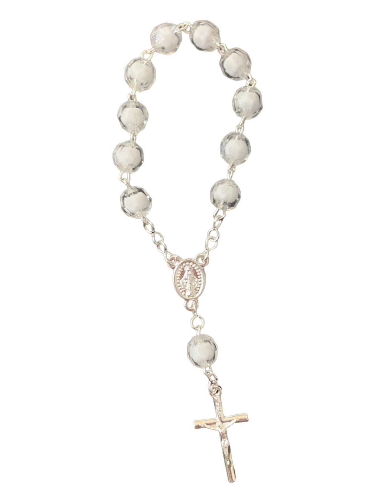 Dezena de Cristal Acrílico Transparente-TerraCotta Arte Sacra