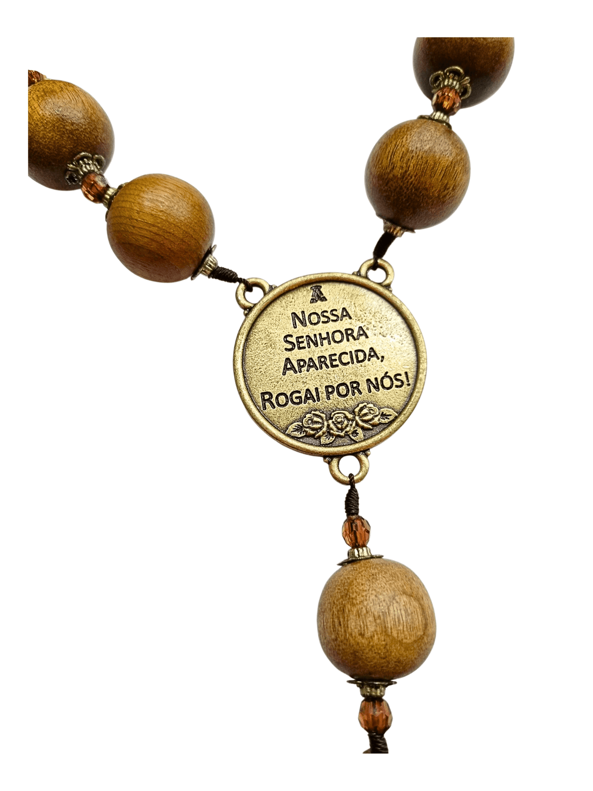 Dezena para Porta de Nossa Senhora Aparecida em Madeira de Imbuia-TerraCotta Arte Sacra