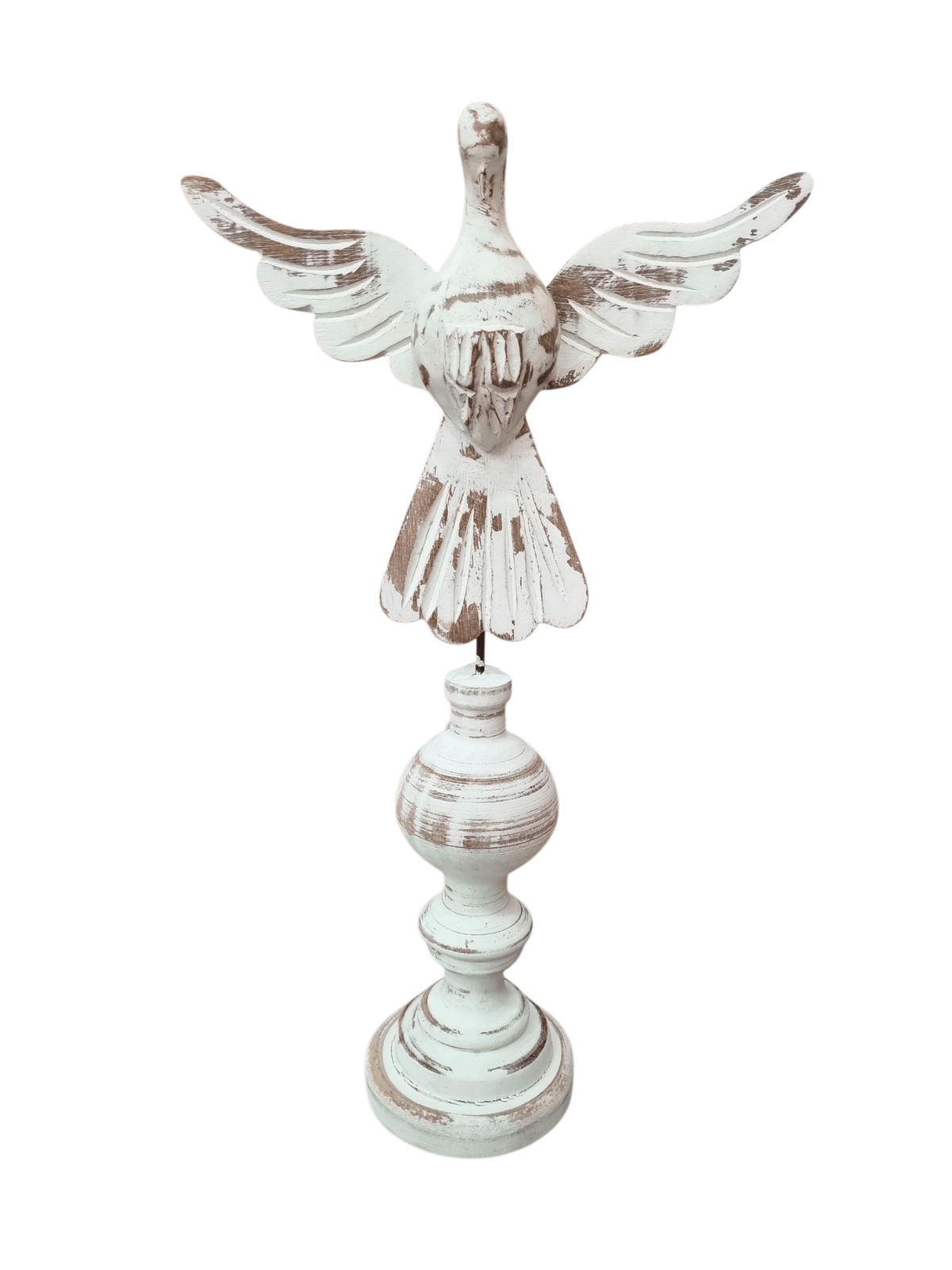 Divino Espírito Santo em Madeira com Base 30 cm-TerraCotta Arte Sacra