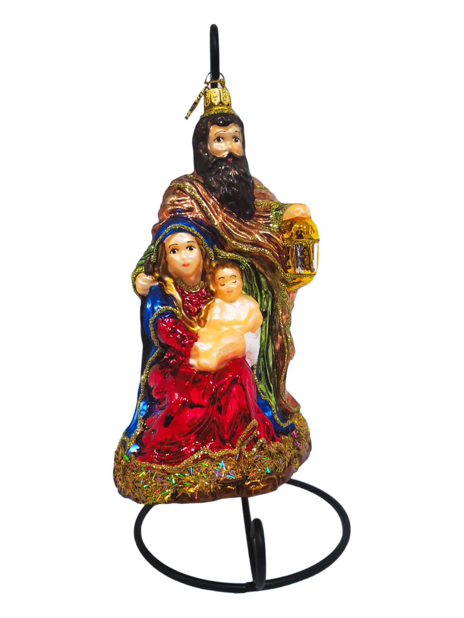 Enfeite de Natal Sagrada Família Polonesa-TerraCotta Arte Sacra