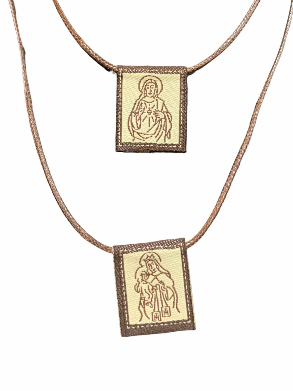 Escapulário de Tecido-TerraCotta Arte Sacra