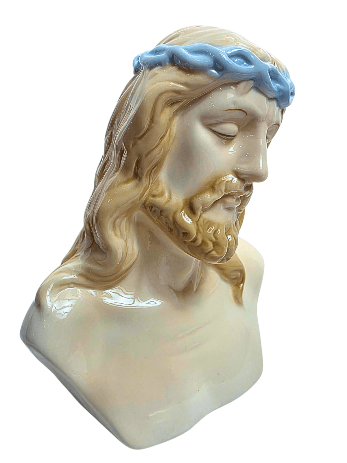 Face de Jesus em Porcelana 16 cm-TerraCotta Arte Sacra