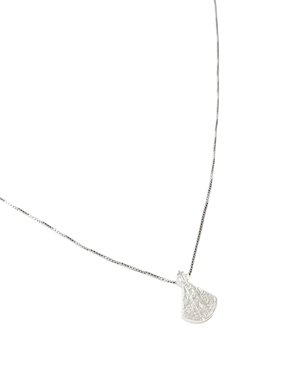 Gargantilha Nossa Senhora Aparecida de Madrepérola em Prata de Lei 925-TerraCotta Arte Sacra