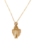 Gargantilha Nossa Senhora das Graças com Manto Vazado e Resplendor de Zircônias em Prata de Lei 925 e Banho de Ouro 18 K-TerraCotta Arte Sacra