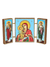 Ícone Bizantino Russo Mãe de Deus das Três Mãos 5,5 x 9,5 cm-TerraCotta Arte Sacra