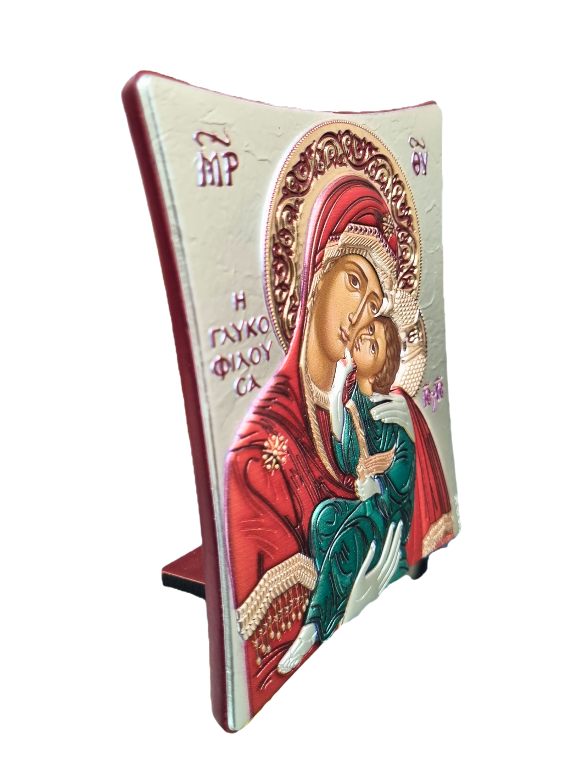 Ícone Grego Nossa Senhora da Ternura-TerraCotta Arte Sacra