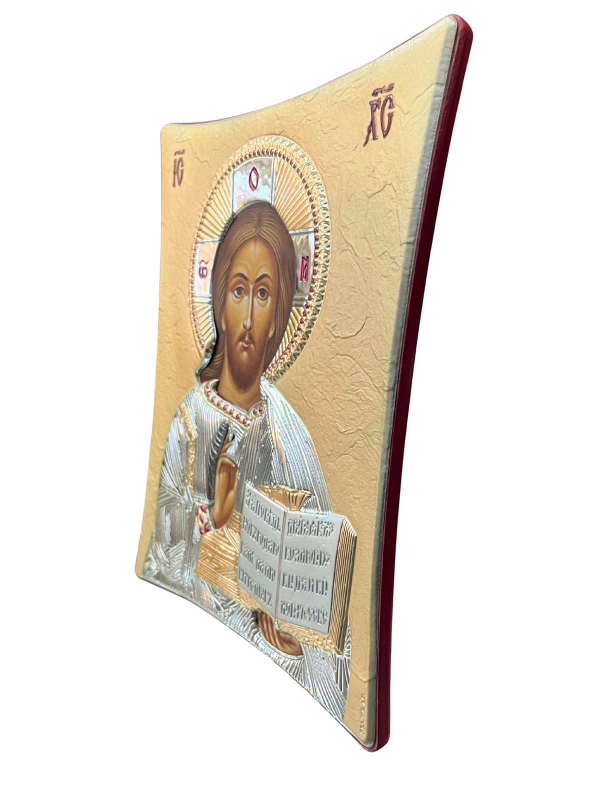 Ícone Grego Pantocrator-TerraCotta Arte Sacra