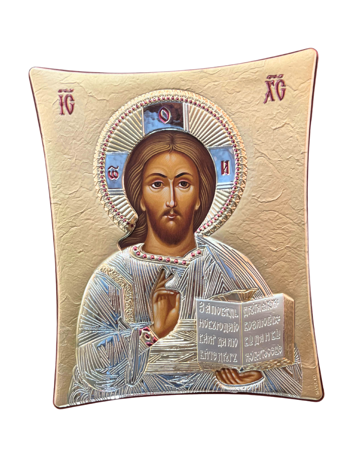Ícone Grego Pantocrator-TerraCotta Arte Sacra