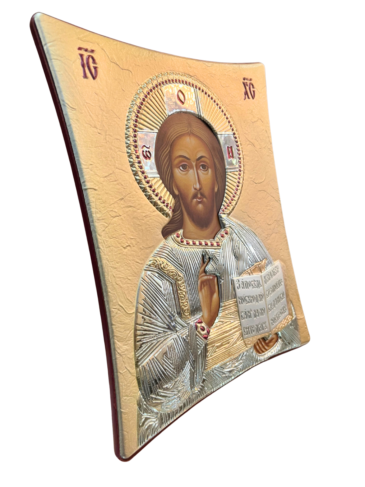 Ícone Grego Pantocrator-TerraCotta Arte Sacra