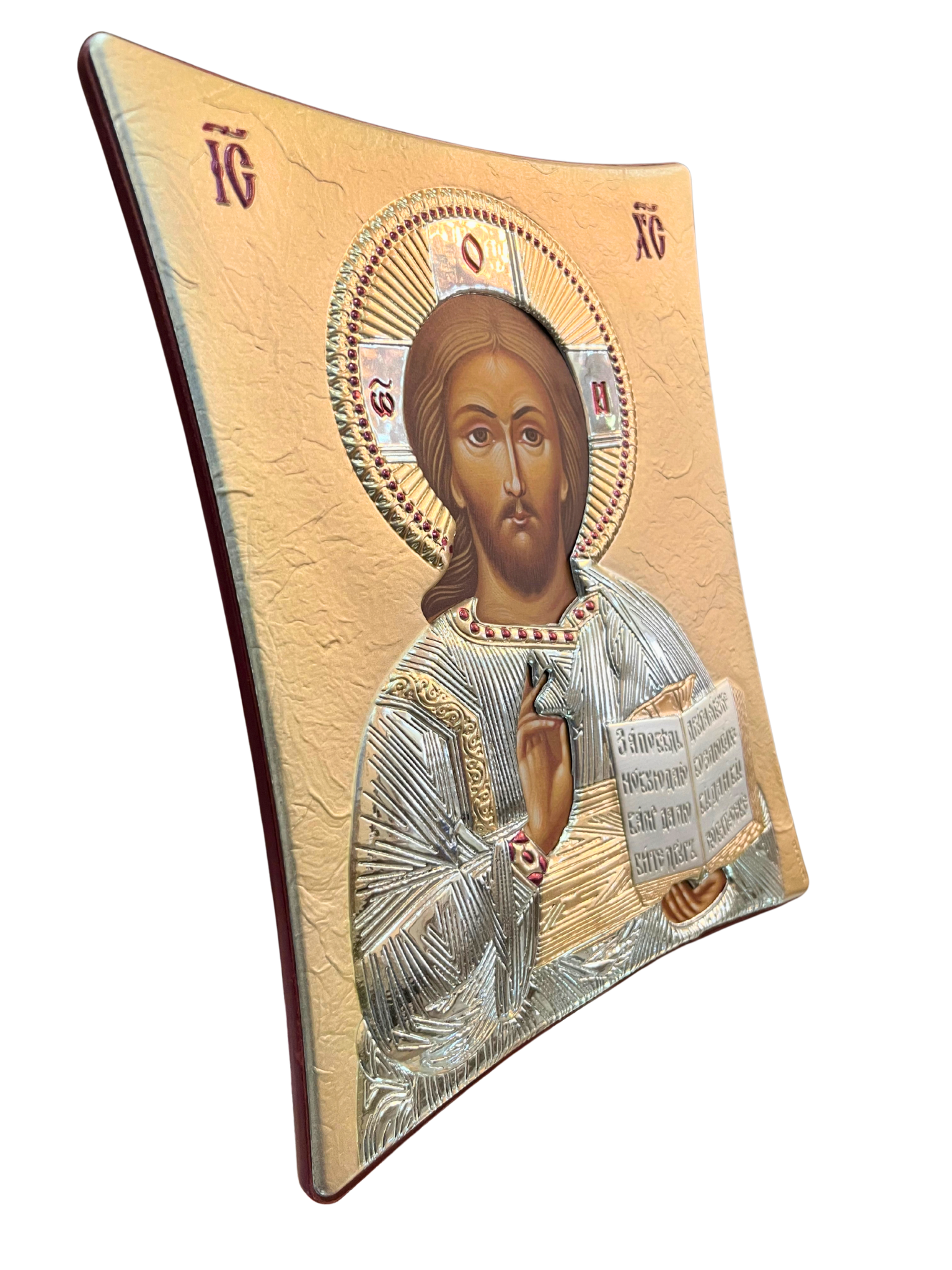 Ícone Grego Pantocrator-TerraCotta Arte Sacra