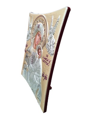 Ícone Grego Perpétuo Socorro-TerraCotta Arte Sacra