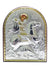 Ícone Grego São Jorge 10,5 cm x 8,5 cm-TerraCotta Arte Sacra