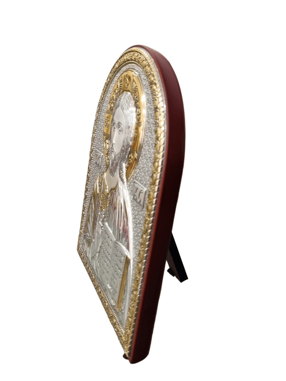 Ícone Grego em Prata Pantocrator 18 x 14 cm-TerraCotta Arte Sacra