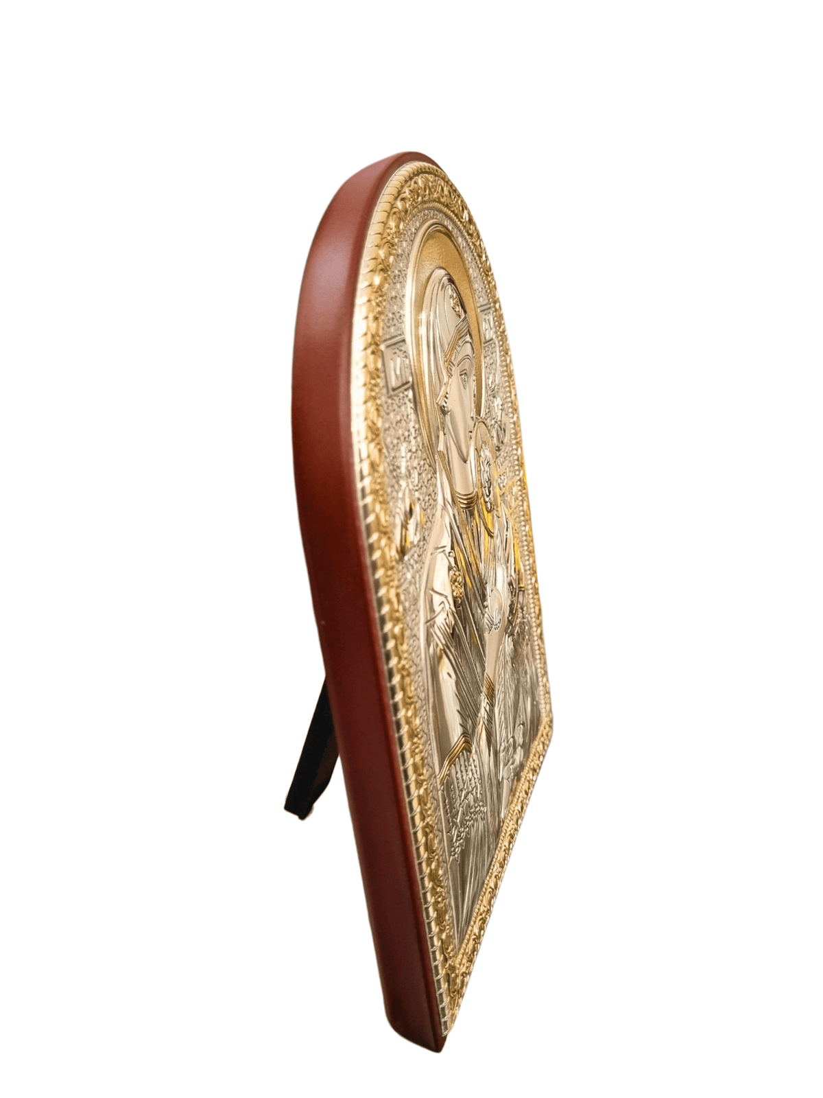 Ícone Grego em Prata Perpétuo Socorro 18 x 14 cm-TerraCotta Arte Sacra