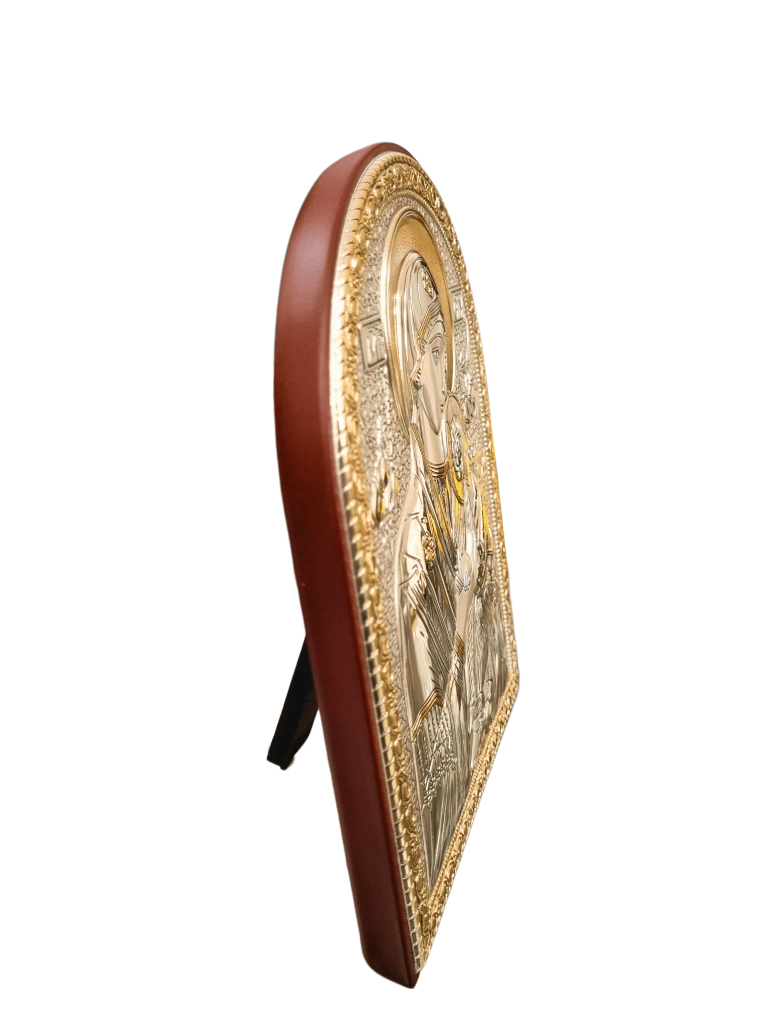 Ícone Grego em Prata Perpétuo Socorro 18 x 14 cm-TerraCotta Arte Sacra
