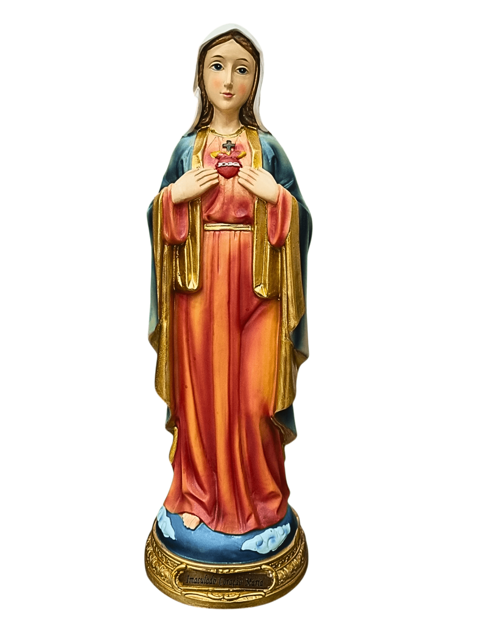 Imagem Imaculado Coração de Maria 20 cm-TerraCotta Arte Sacra