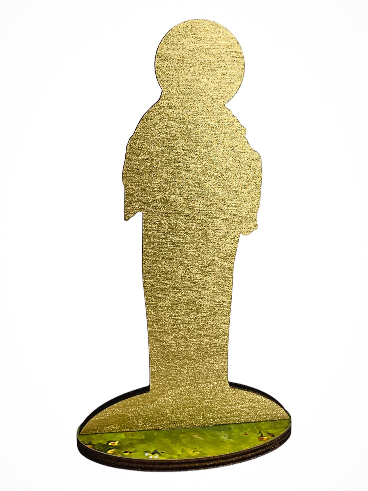 Imagem Italiana Bidimensional Imaculado Coração de Maria-TerraCotta Arte Sacra