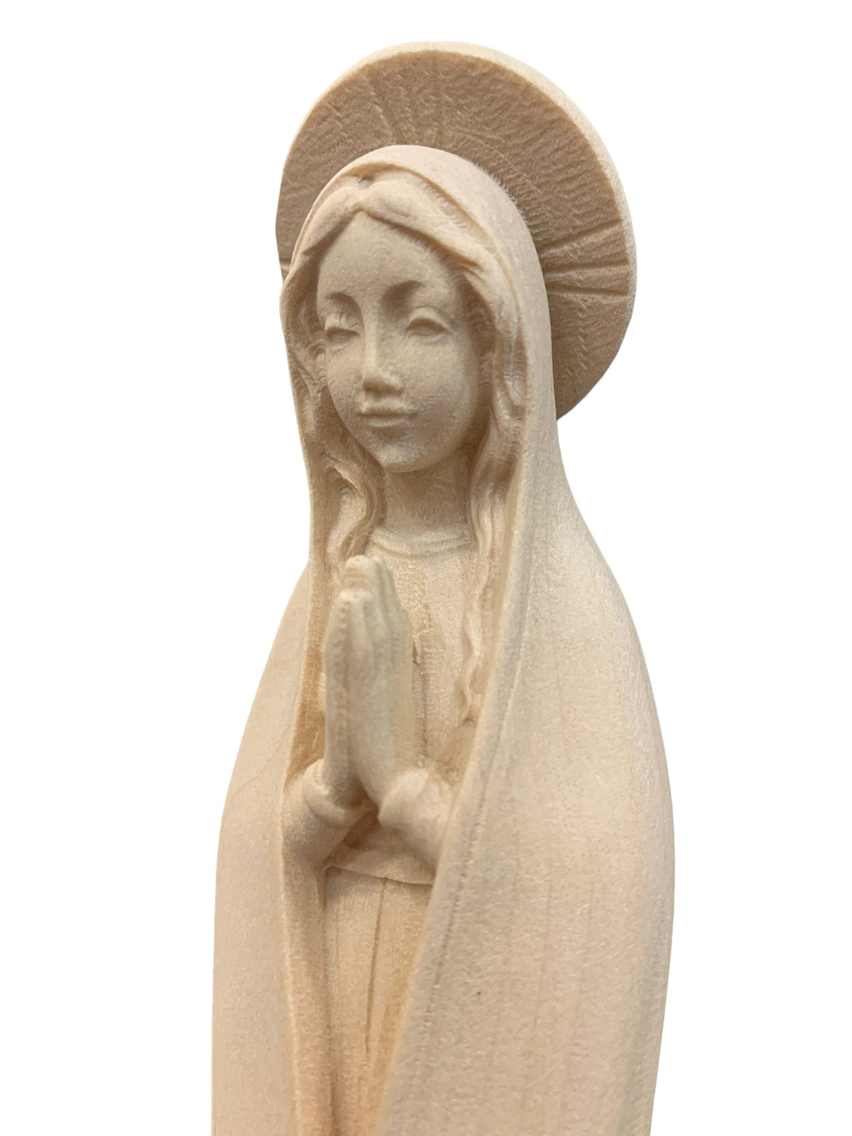 Imagem Italiana em Madeira Nossa Senhora do Silêncio 23 cm-TerraCotta Arte Sacra