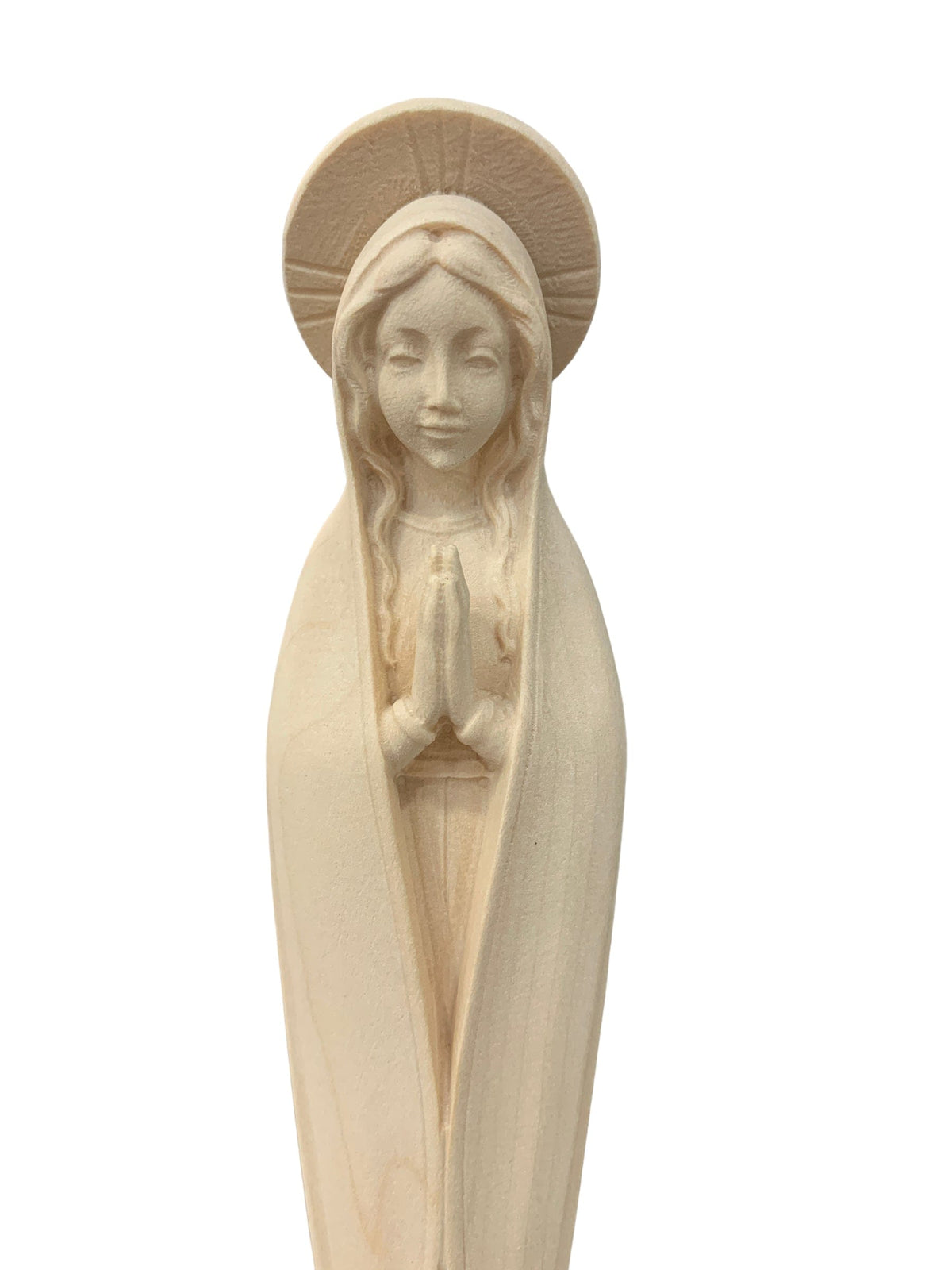 Imagem Italiana em Madeira Nossa Senhora do Silêncio 23 cm-TerraCotta Arte Sacra
