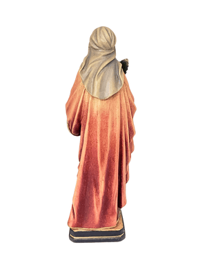 Imagem Italiana em Madeira Santa Luzia 15 cm-TerraCotta Arte Sacra