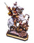 Imagem Italiana em Madeira de São Jorge 27 cm-TerraCotta Arte Sacra