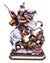 Imagem Italiana em Madeira de São Jorge 27 cm-TerraCotta Arte Sacra