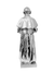 Imagem Italiana em Prata Papa Francisco 27 cm-TerraCotta Arte Sacra