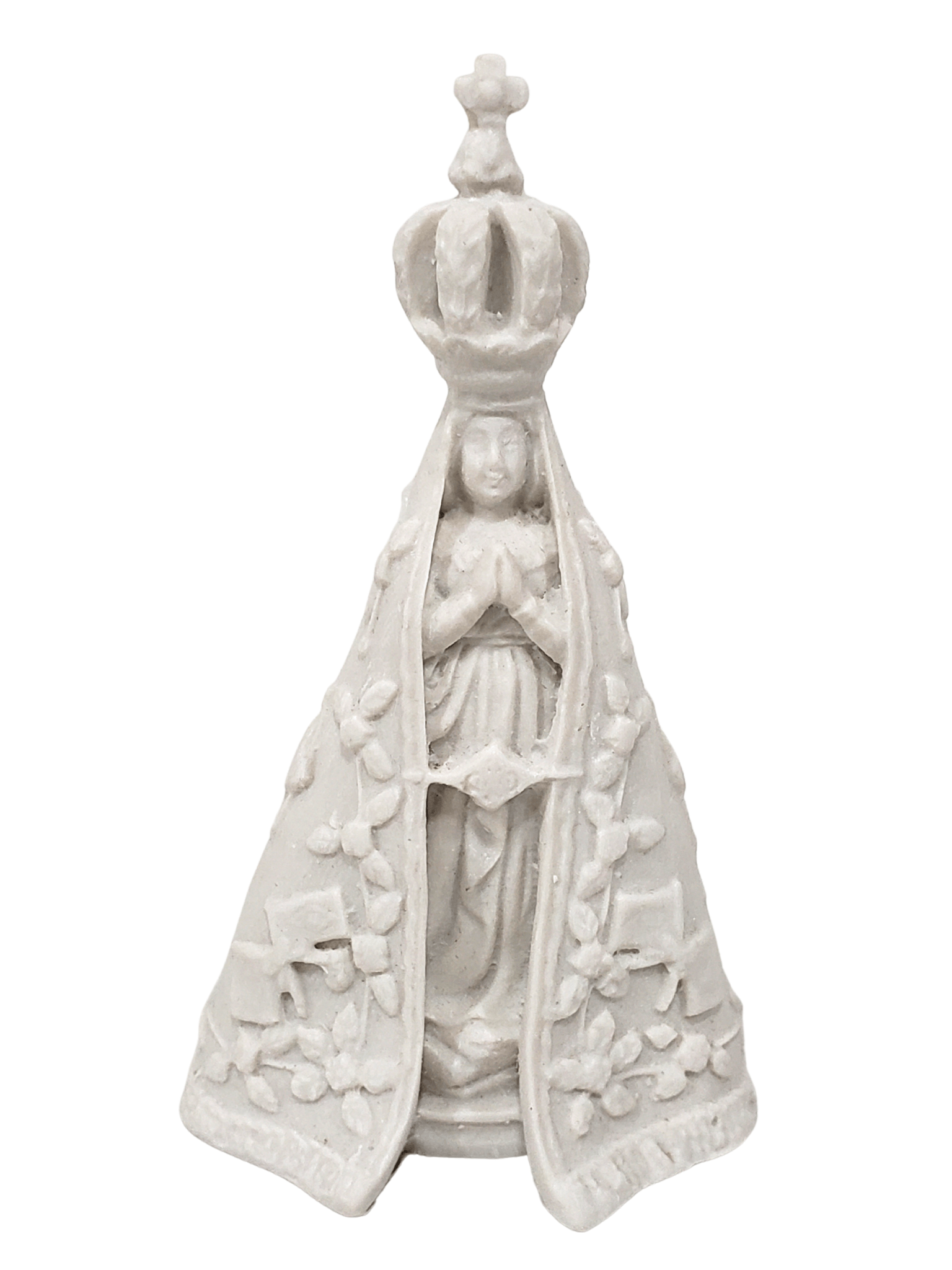 Imagem Nossa Senhora Aparecida em Pó de Mármore 12 cm-TerraCotta Arte Sacra