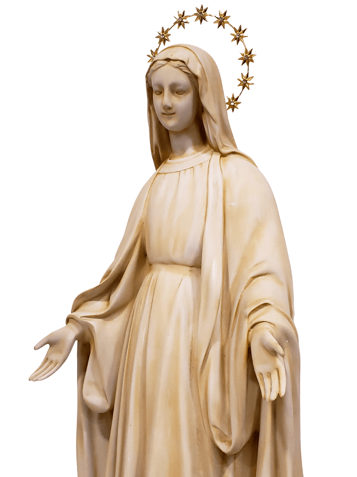 Imagem Nossa Senhora das Graças de Pó de Mármore Marfin 65 cm-TerraCotta Arte Sacra