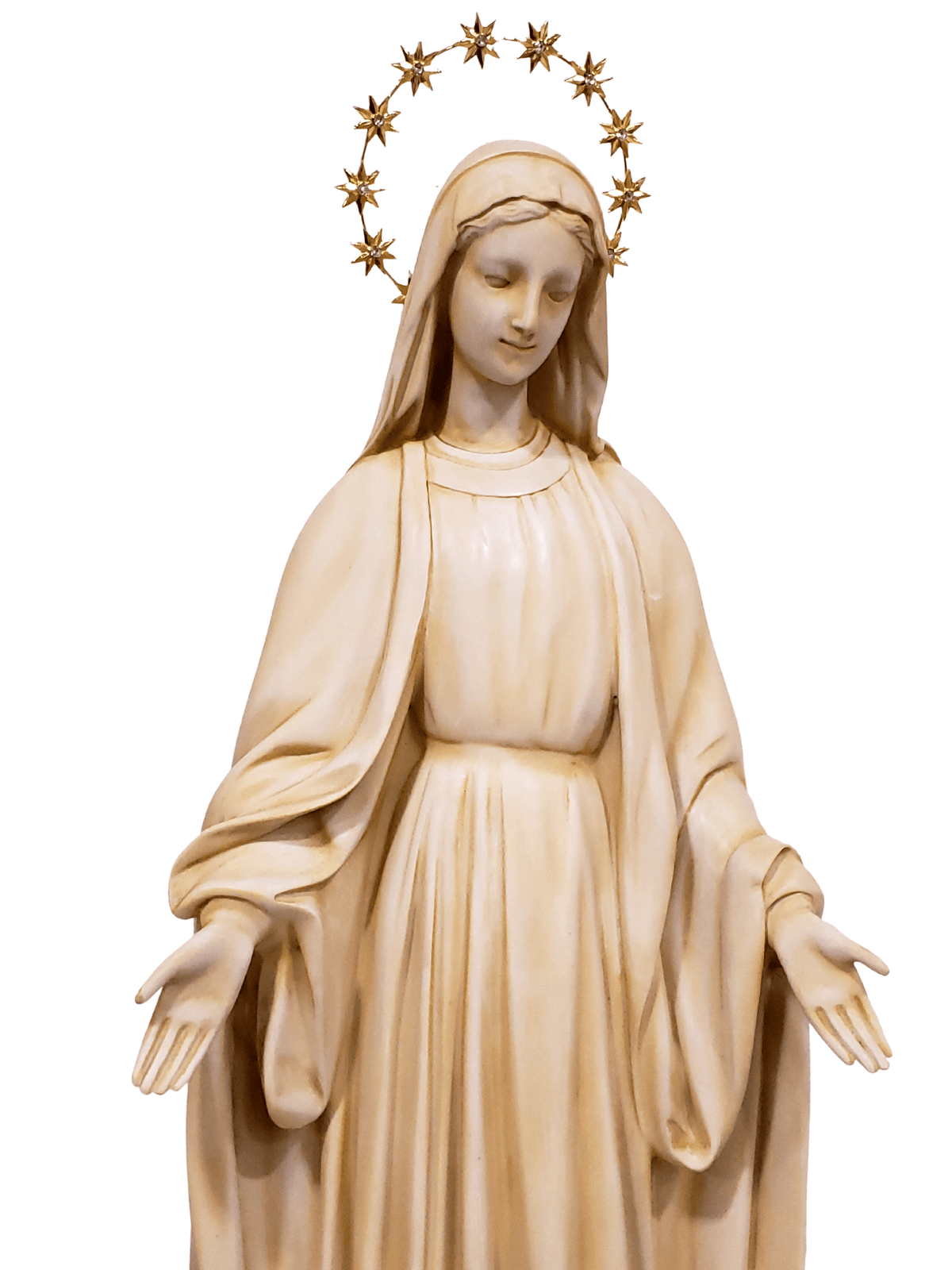 Imagem Nossa Senhora das Graças de Pó de Mármore Marfin 65 cm-TerraCotta Arte Sacra