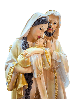Imagem da Sagrada Família Afetuosa em Resina 40 cm-TerraCotta Arte Sacra