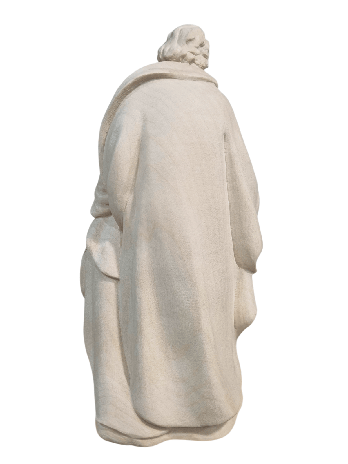 Imagem da Sagrada Família Jesus Bebê em Madeira Italiana Natural 21 cm-TerraCotta Arte Sacra